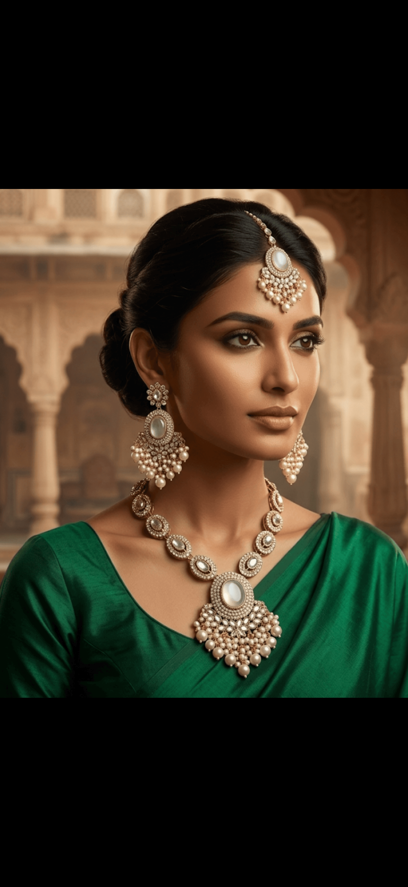 Emerald Silk Blend Traditional set