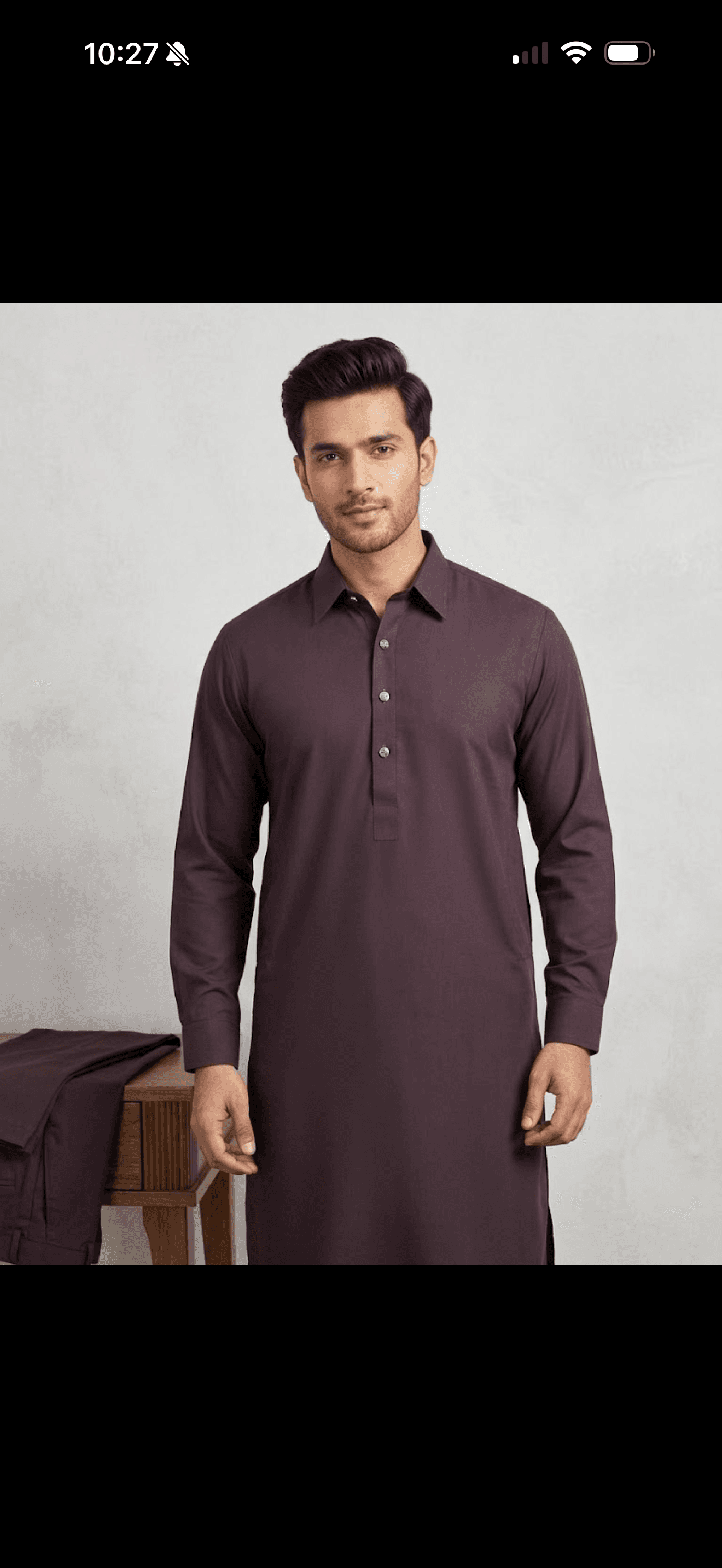 Classic Men's Cotton Pathani Suit